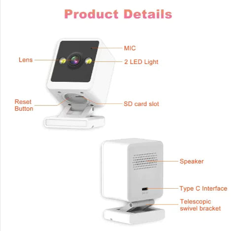 HomeGuard WiFi Security Camera